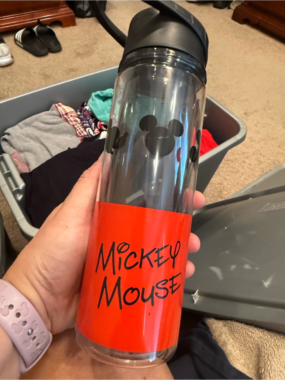 Mickey Mouse water bottle